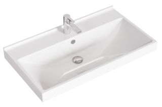 Раковина Sanita Luxe Fest WB.FN/Fest/80-C/WHT.G/S1 80 см